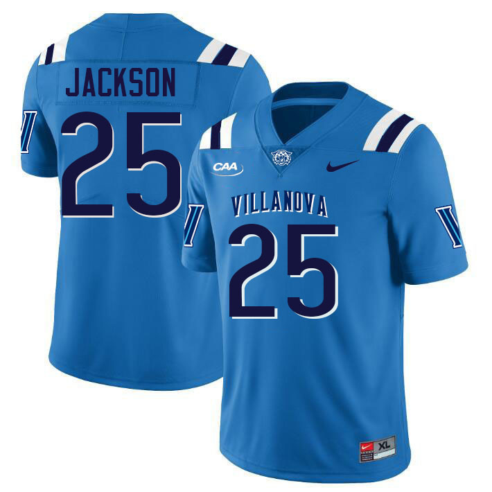 Villanova Wildcats #25 Amari Jackson College Football Jerseys Stitched-Light Blue Villanova Wildcats #25 Amari Jackson College Football Jerseys Stitched-Light Blue